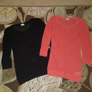 Columbia Knit top x2